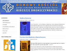 Tablet Screenshot of dkdrohiczyn.pl